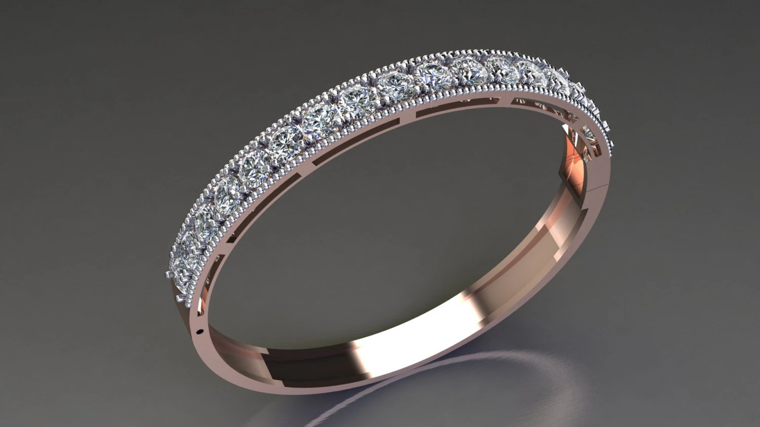 Bangle Cad File 3D Print Model .c4d .max .obj .3ds .fbx .stl .blend 