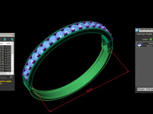 Bangle Cad File 3D Print Model