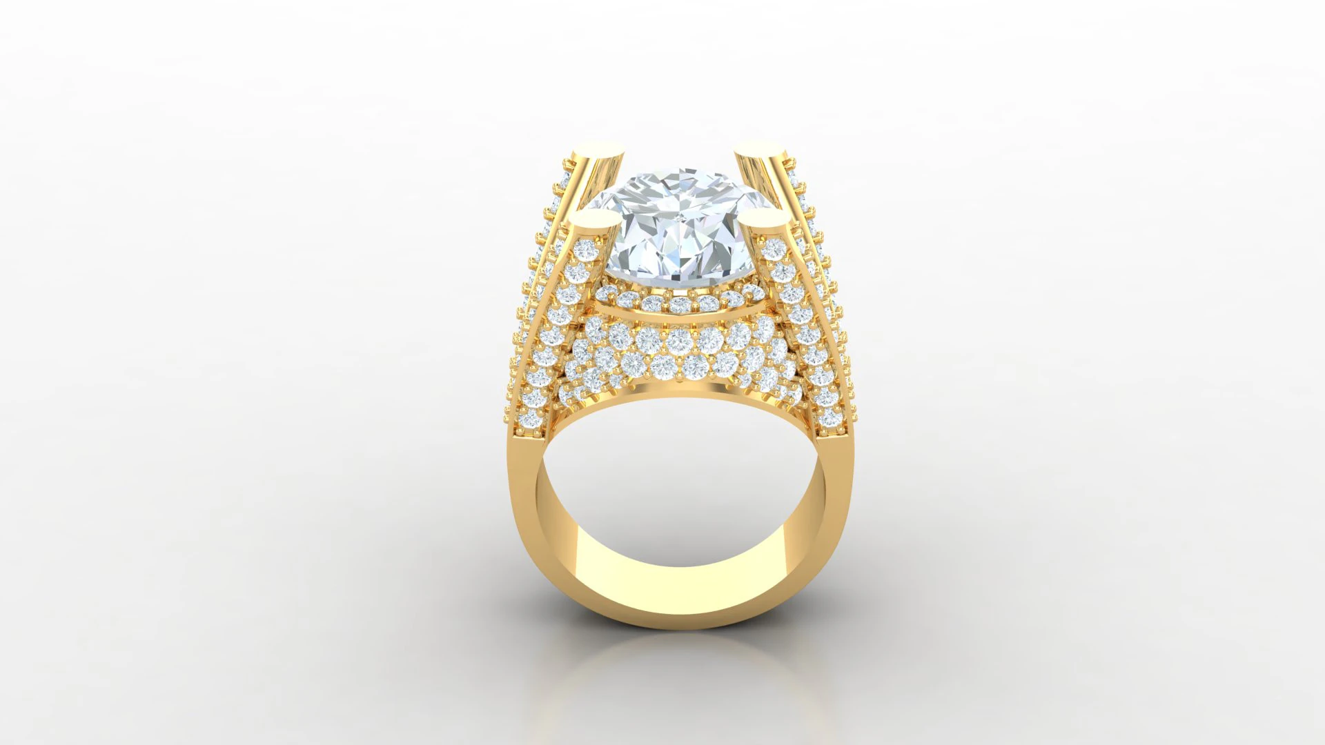 Man Ring Cad File Printing 3D Print Model .c4d .max .obj .3ds .fbx .stl .blend 