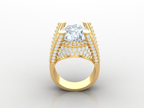 Man Ring Cad File Printing 3D Baskı Modeli