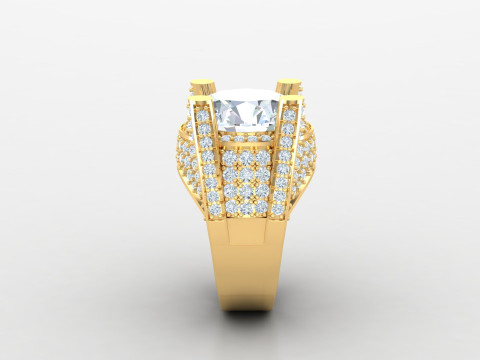Man Ring Cad File Printing 3D Print Model