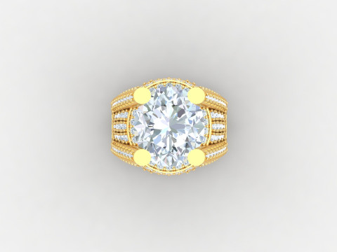 Man Ring Cad File Printing 3D Print Model