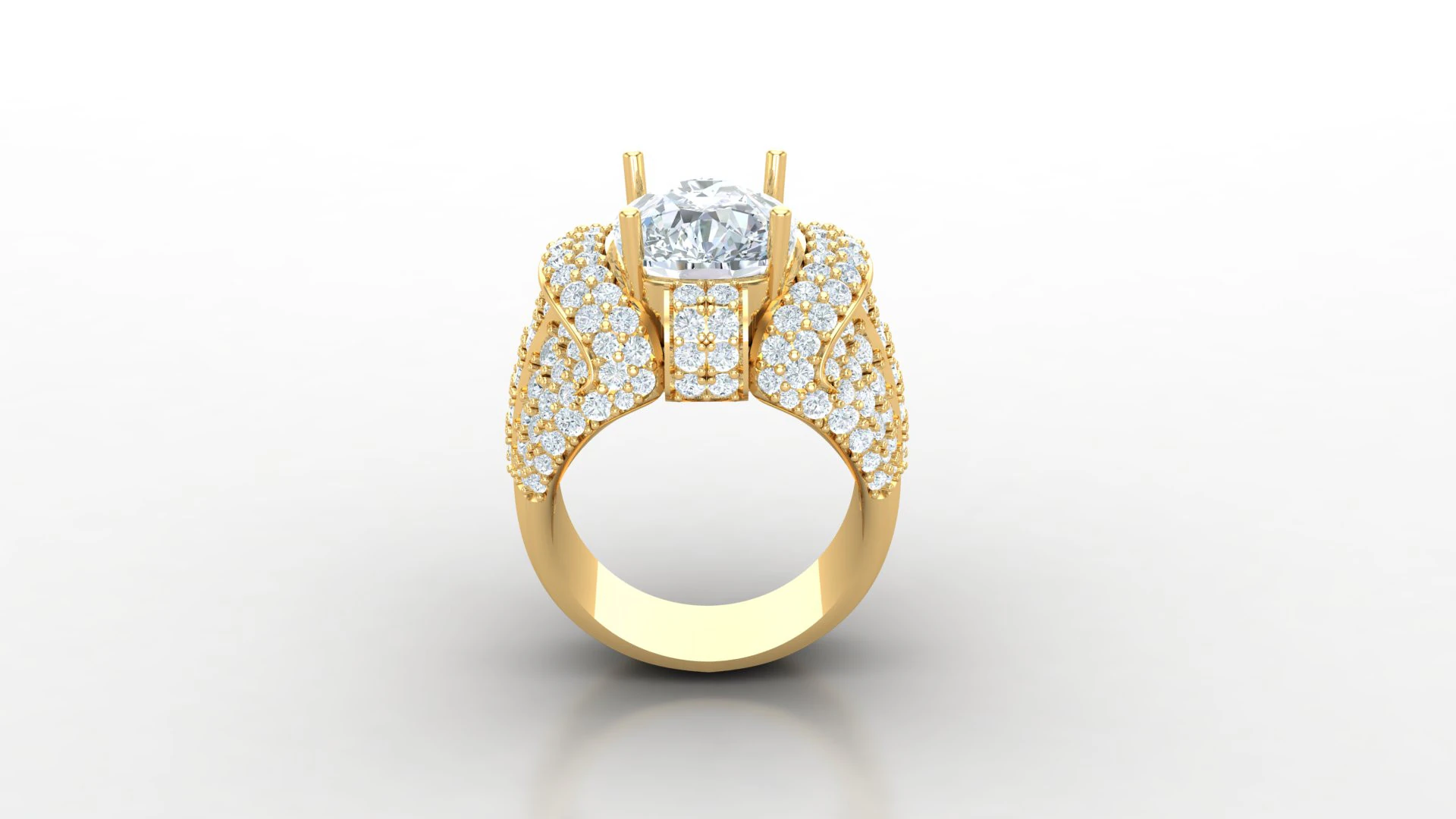 Man Ring Cad File Printing 3D Print Model .c4d .max .obj .3ds .fbx .stl .blend 