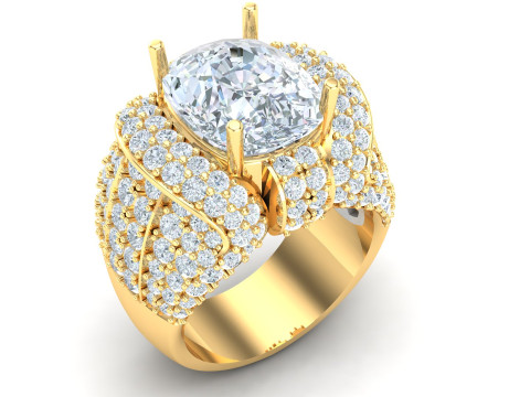 Man Ring Cad File Printing 3D Print Model