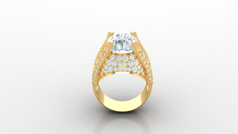 Man Ring Cad File Printing 3Dプリントモデル .c4d .max .obj .3ds .fbx .stl .blend
