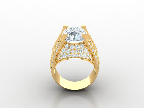 Man Ring Cad File Printing 3D प्रिंट मॉडल