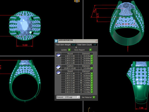 Man Ring Cad File Printing 3Dプリントモデル