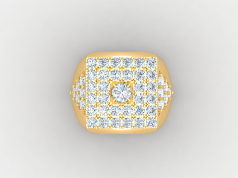 Man Ring Cad File Printing 3Dプリントモデル