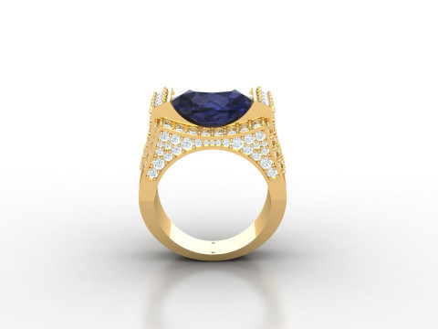Man Ring Cad File Printing 3D Baskı Modeli