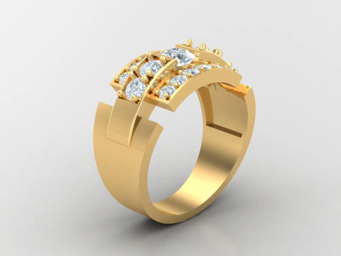 맨링 CAD 파일 인쇄 3D 프린트 모델