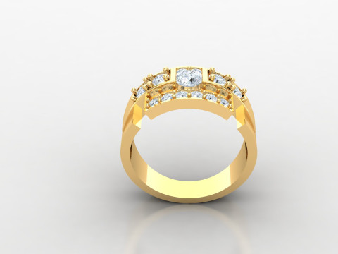 Man Ring Cad File Printing 3D-Druckmodell