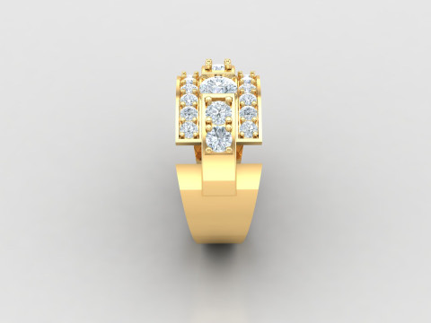 Man Ring Cad File Printing 3D-Druckmodell