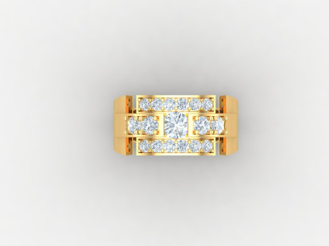 Man Ring Cad File Printing 3D-Druckmodell