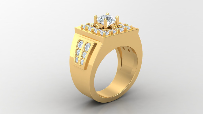 Man Ring Cad File Printing Modèles 3D en vedette .c4d .max .obj .3ds .fbx .stl .blend 