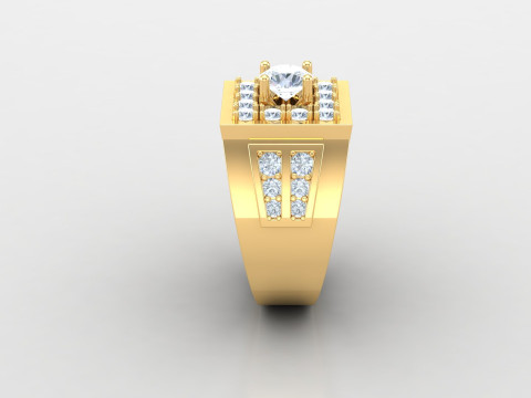 Man Ring Cad File Printing Modèles 3D en vedette