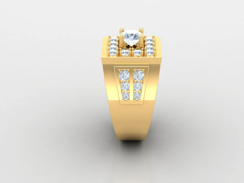 Man Ring Cad File Printing 3D Print Model