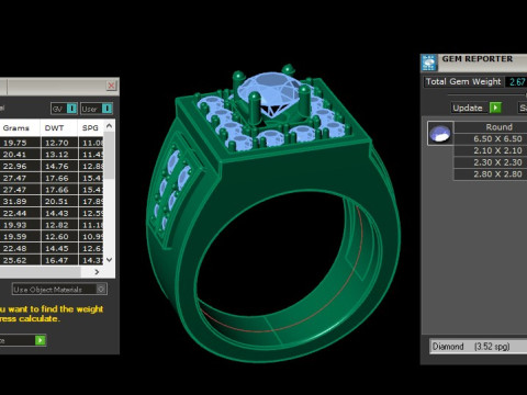 Man Ring Cad File Printing Modèles 3D en vedette