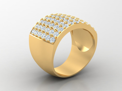 Man Ring Cad File Printing 3D 打印模型