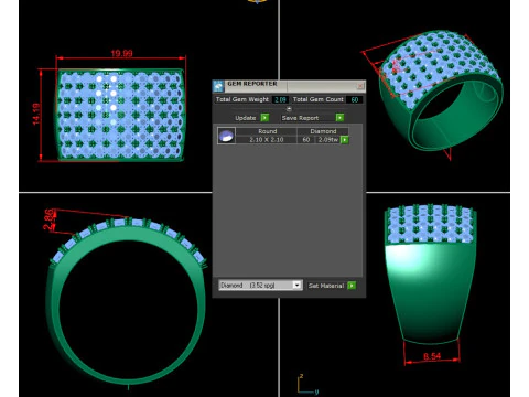 Man Ring Cad File Printing 3D Print Model