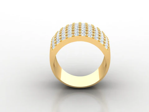 Man Ring Cad File Printing 3D Print Model