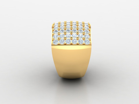 Man Ring Cad File Printing Modelo de Impressão 3D