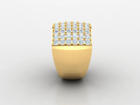 Man Ring Cad File Printing 3D Print Model