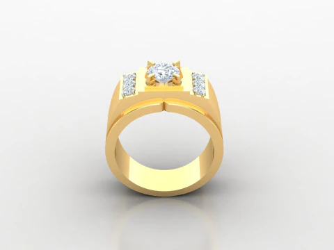 Man Ring Cad File Printing 3D Print Model