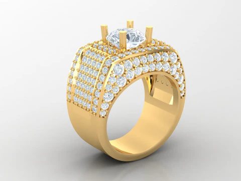 マンリングCADファイル印刷 3Dプリントモデル