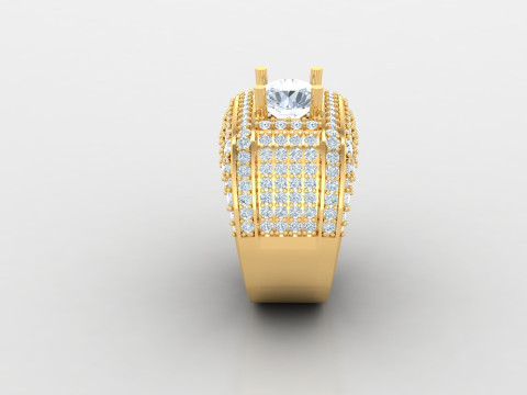 Man Ring Cad File Printing 3D Print Model