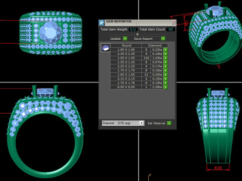 Man Ring Cad File Printing 3D Print Model