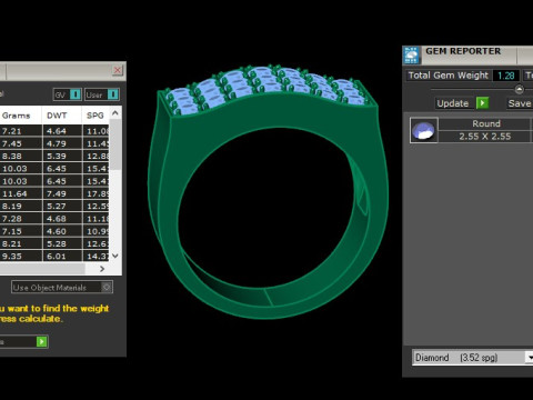 Man Ring Cad File Printing 3Dプリントモデル