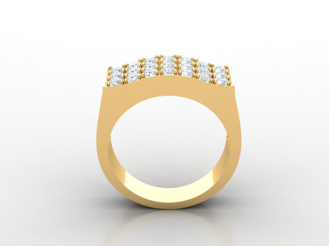 Man Ring Cad File Printing 3Dプリントモデル