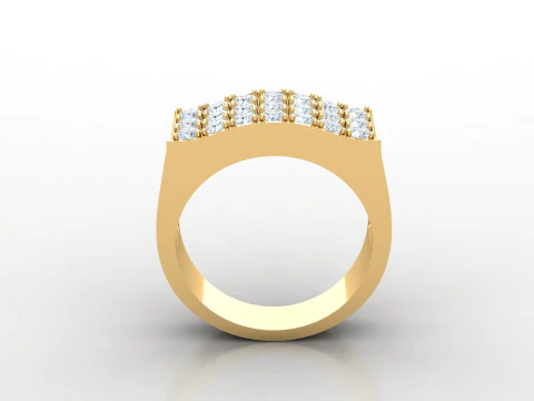 Man Ring Cad File Printing 3D Print Model