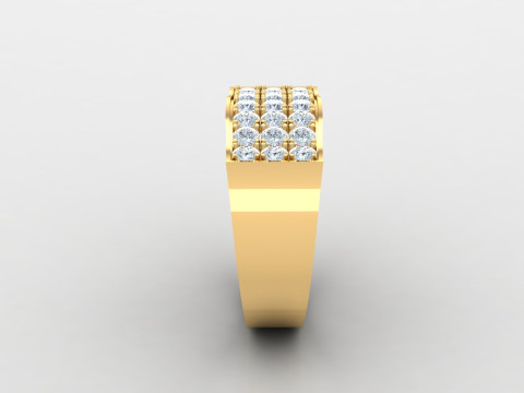Man Ring Cad File Printing 3Dプリントモデル