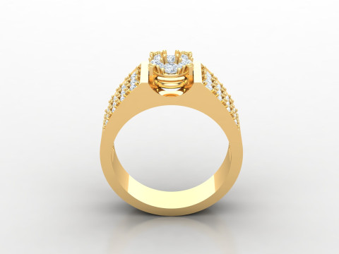 Man Ring Cad File Printing 3D Принт Модель