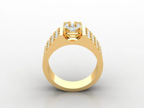 Man Ring Cad File Printing 3D Print Model