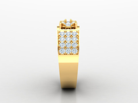 Man Ring Cad File Printing 3D Принт Модель