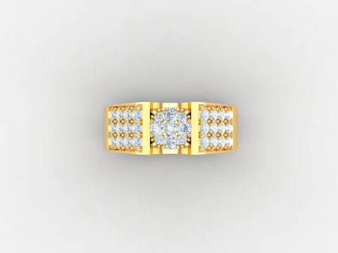 Man Ring Cad File Printing 3D Print Model