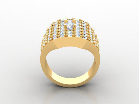 Man Ring Cad File Printing 3D Принт Модель