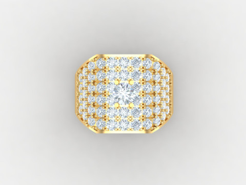 Man Ring Cad File Printing 3D Принт Модель