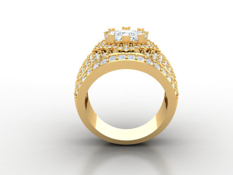 Man Ring Cad File Printing 3D-printmodel