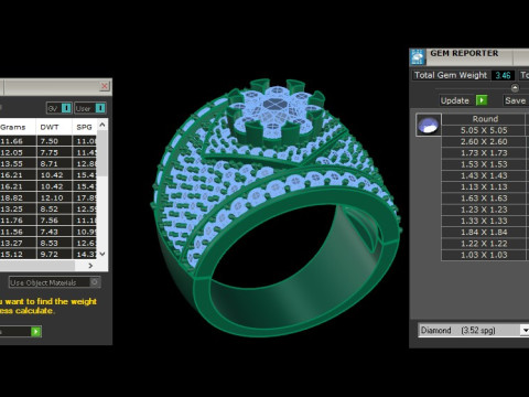 Man Ring Cad File Printing 3D-printmodel