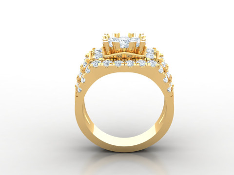 Man Ring Cad File Printing 3Dプリントモデル
