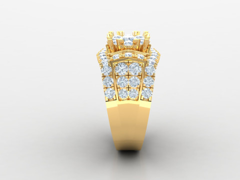 Man Ring Cad File Printing 3Dプリントモデル