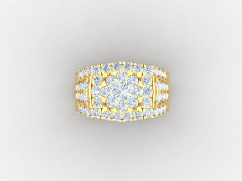 Man Ring Cad File Printing 3Dプリントモデル