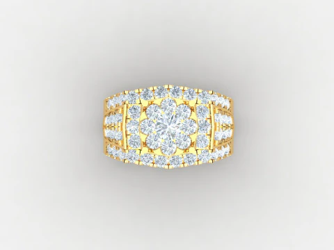 Man Ring Cad File Printing 3D Print Model