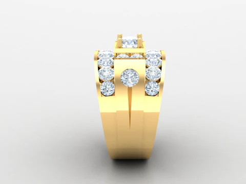 Man Ring Cad File Printing 3D Print Model