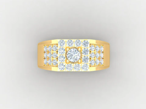 Man Ring Cad File Printing 3D Print Model