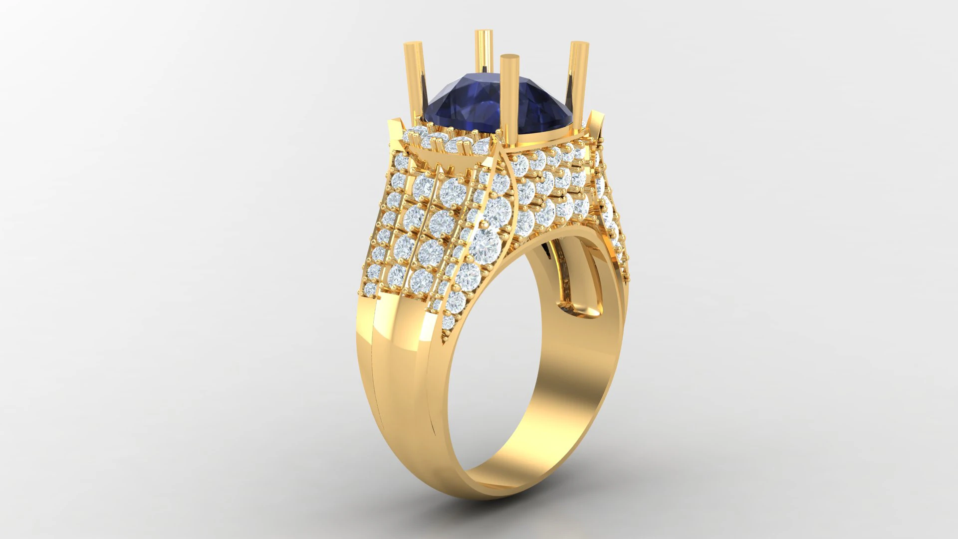 Man Ring Cad File Printing 3D Print Model .c4d .max .obj .3ds .fbx .stl .blend 