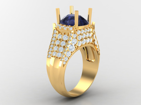 Man Ring Cad File Printing 3Dプリントモデル